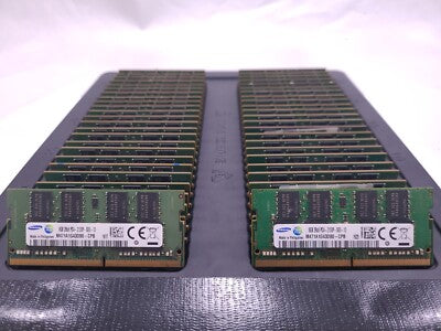 LOT Of 50 Mixed Brand 8GB 1RX8 PC4 Laptop memory Samsung Micron Sk Hynix