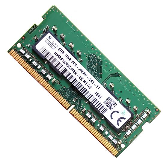 SK Hynix 8GB 2666MHz DDR4 SODIMM RAM PC4 1Rx8 1.2V Non- ECC Laptop Memory